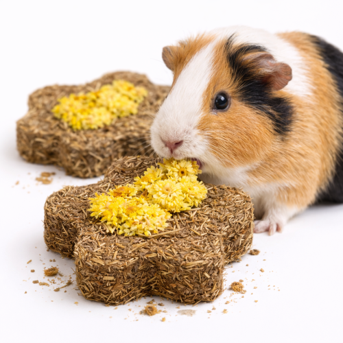 Kęsek Sianka z Koniczynką Pełen Zdrowia | dla Gryzoni | Naturalna Przekąska Pełna Zdrowia 11g od ParrotPlanet.pl