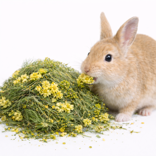 Ziółka z Kocanką i Koprem dla gryzoni w tym: królików, kawii domowej (świnek morskich), szynszyli, koszatniczek, chomików, myszy, szczurów, myszoskoczków 500g od ParrotPlanet.pl