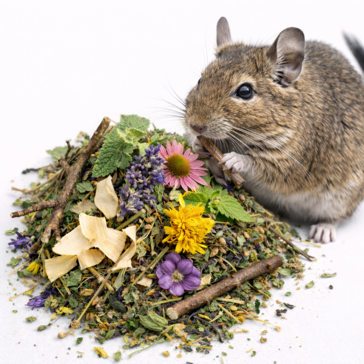 Ziółka i Gałązki dla Szynszyli i Koszatniczek – Przysmak 400g od ParrotPlanet.pl