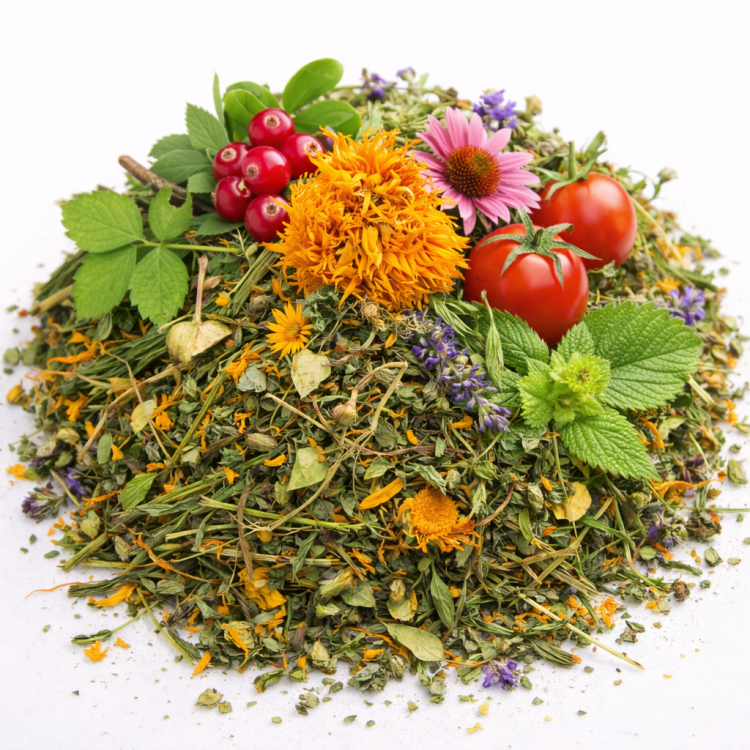 Zioła i Gałązki dla Królika – naturalna mieszanka do żywienia 100 g od ParrotPlanet.pl