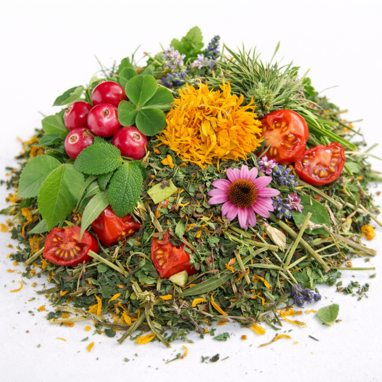 Zioła i Gałązki dla Królika – naturalna mieszanka do żywienia 100 g od ParrotPlanet.pl