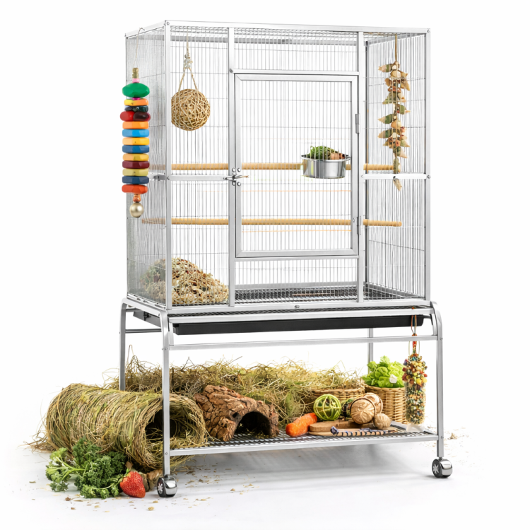 Klatka dla nimf i innych małych papug Liberta - jasna od ParrotPlanet.pl