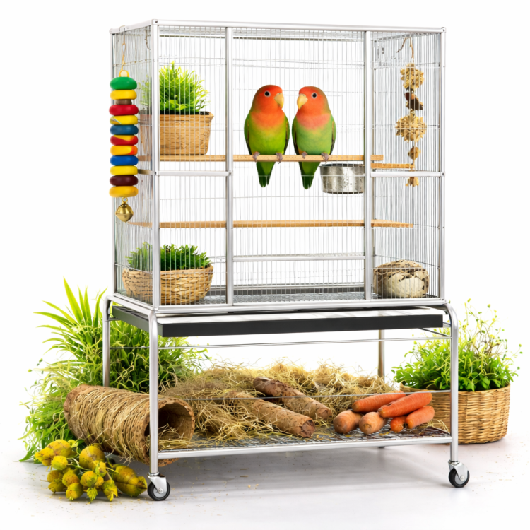 Klatka dla nimf i innych małych papug Liberta - jasna od ParrotPlanet.pl