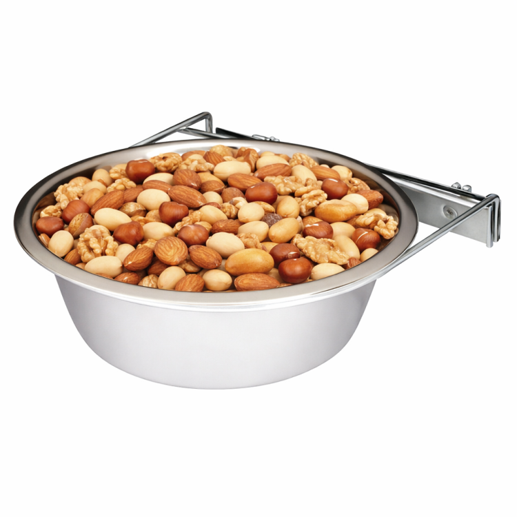 Miseczka Metalowa CLASSIC XXL - dla papug duża - 2,8 Litra od ParrotPlanet.pl