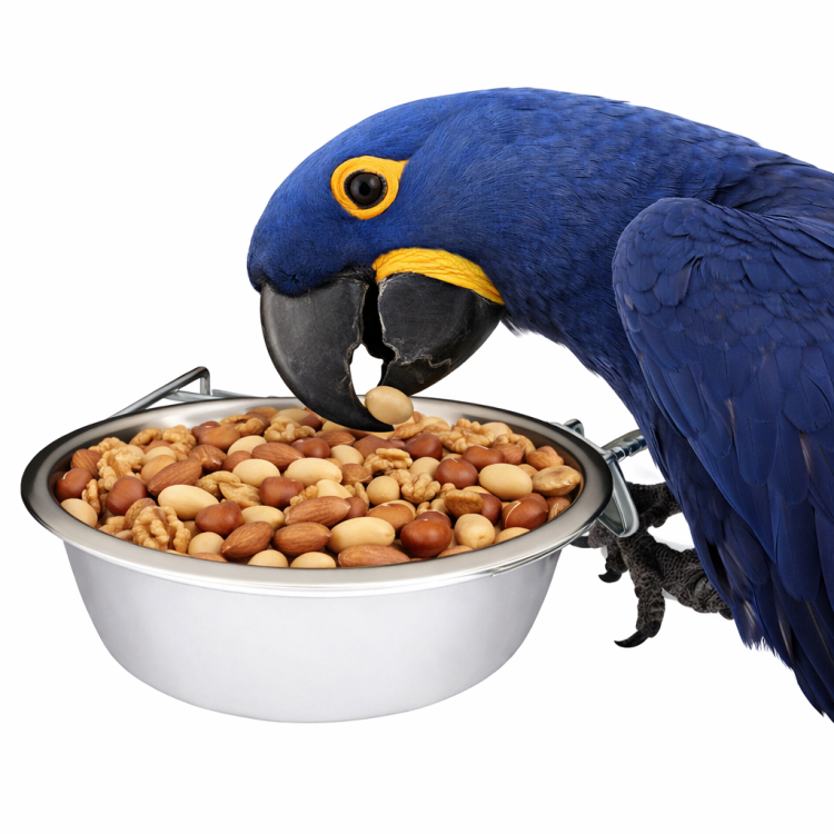 Miseczka Metalowa CLASSIC XXL - dla papug duża - 2,8 Litra od ParrotPlanet.pl