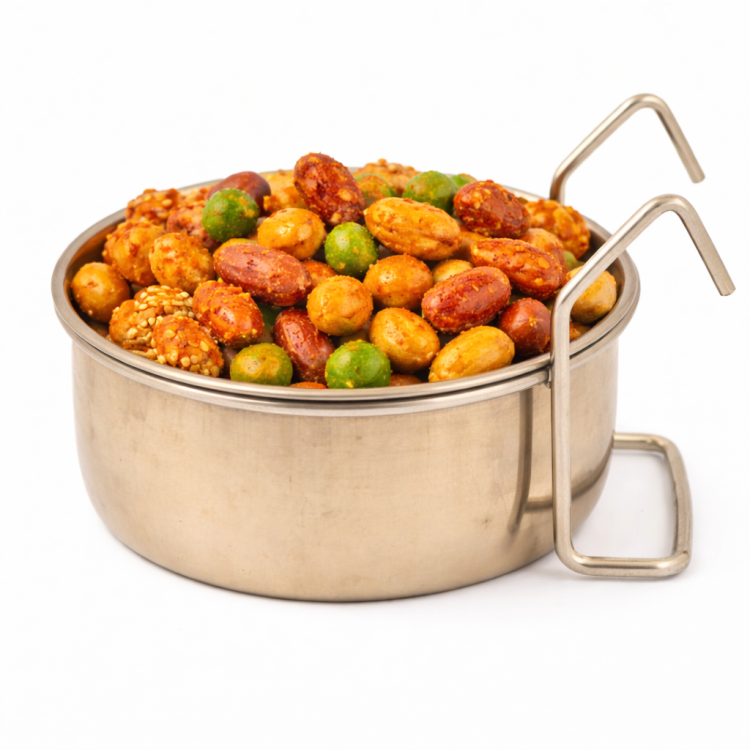 Miseczka metalowa dla papug - wieszana - 140ml od ParrotPlanet.pl