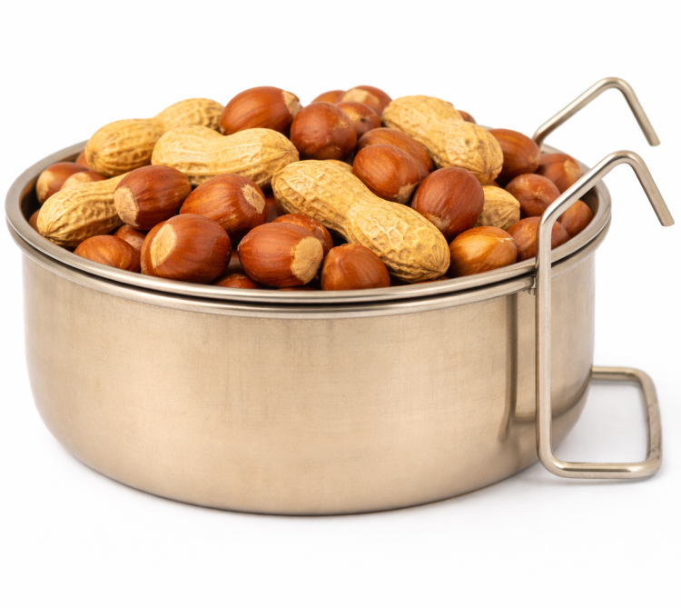 Miseczka metalowa dla papug - wieszana - 560ml od ParrotPlanet.pl