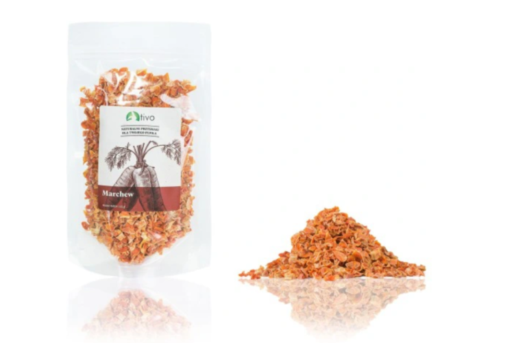 Chrupiąca marchewka dla gryzoni – naturalny przysmak warzywny | 125 g od ParrotPlanet.pl