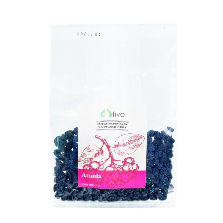 Chrupiąca aronia dla gryzoni – naturalny przysmak owocowy | 70 g od ParrotPlanet.pl