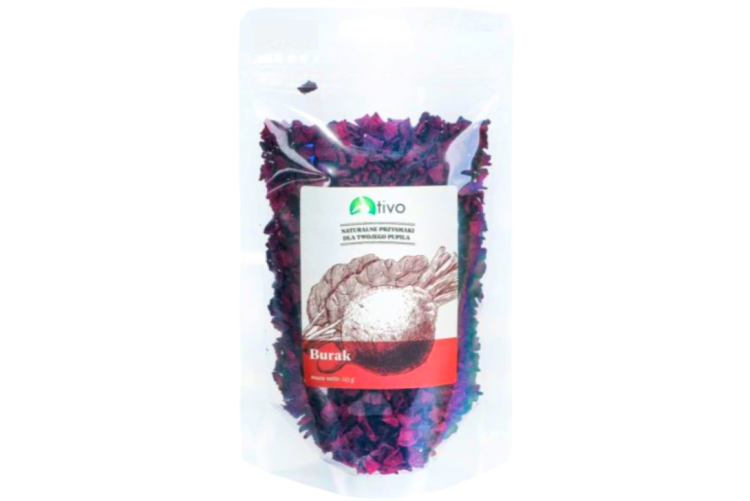 Chrupiący buraczek dla gryzoni – naturalny przysmak warzywny | 125 g  od ParrotPlanet.pl