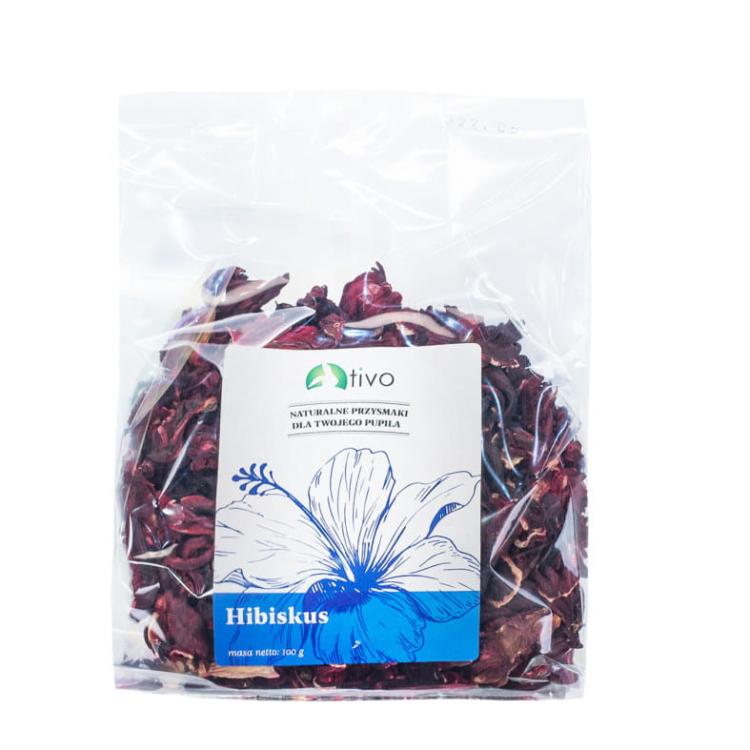 Płatki hibiskusa dla gryzoni – naturalny dodatek roślinny | 100 g od ParrotPlanet.pl