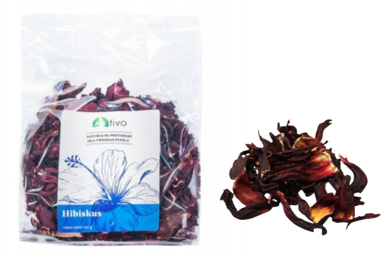 Płatki hibiskusa dla gryzoni – naturalny dodatek roślinny | 100 g od ParrotPlanet.pl
