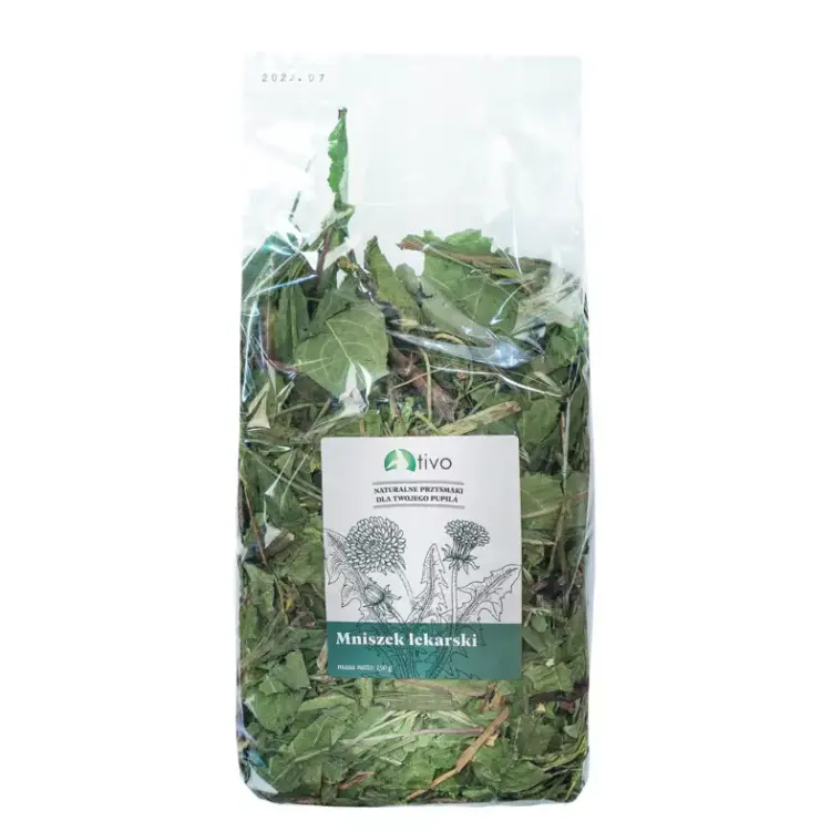 Liście Mniszka Lekarskiego TIVO dla wszystkich gryzoni 100g od ParrotPlanet.pl