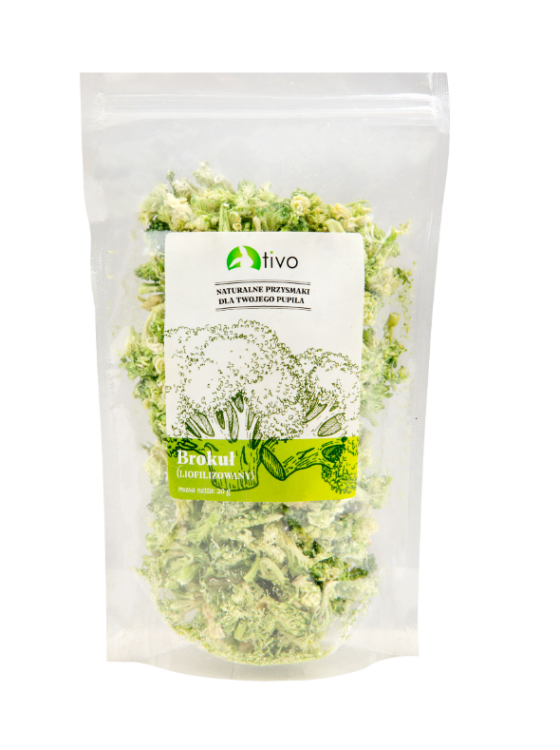 Chrupiący brokuł dla gryzoni – naturalny dodatek warzywny | 20 g od ParrotPlanet.pl