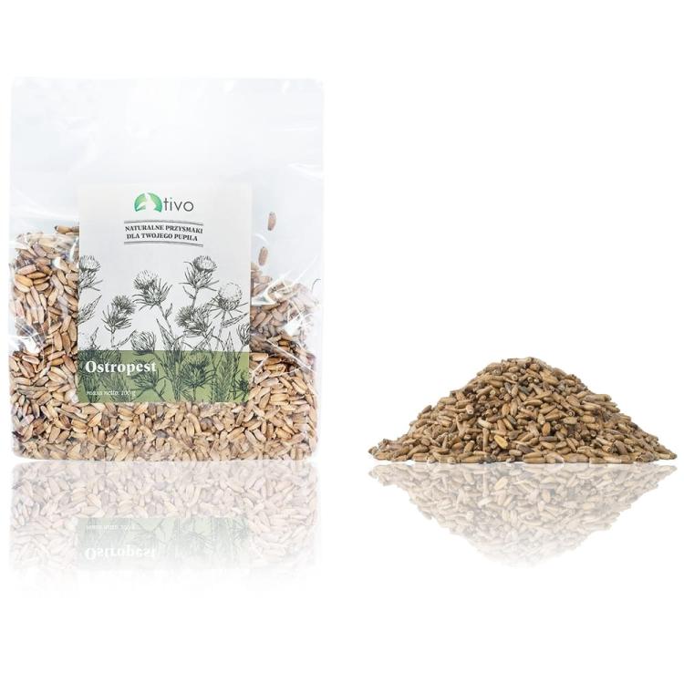 TIVO Ostropest plamisty dla gryzoni 100g – naturalny dodatek roślinny od ParrotPlanet.pl