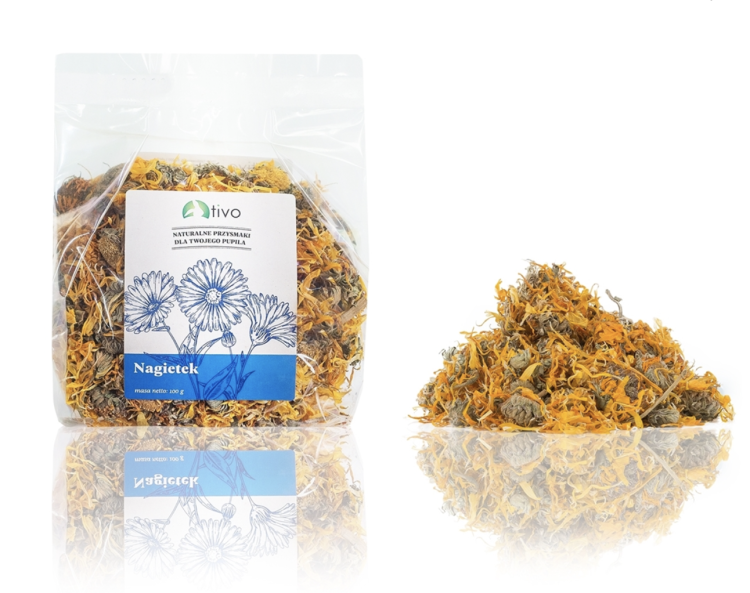 Kwiatki nagietka dla gryzoni – naturalny dodatek kwiatowy | 100 g od ParrotPlanet.pl