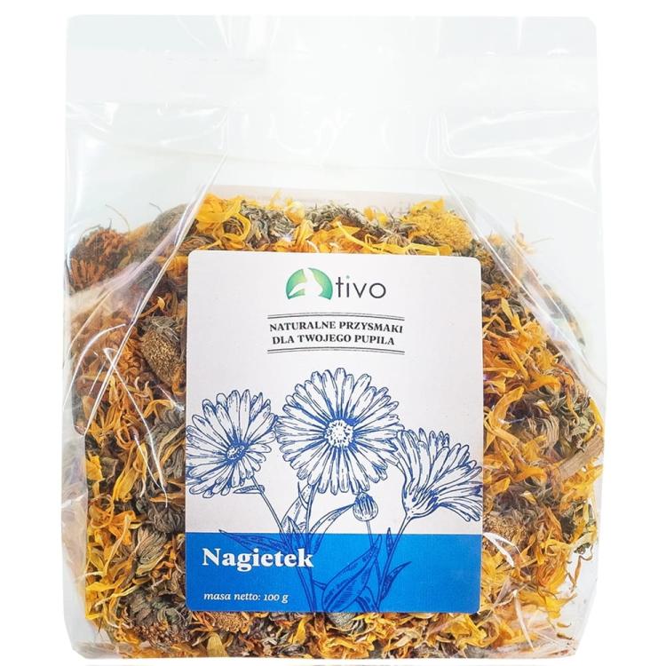 Kwiatki nagietka dla gryzoni – naturalny dodatek kwiatowy | 100 g od ParrotPlanet.pl