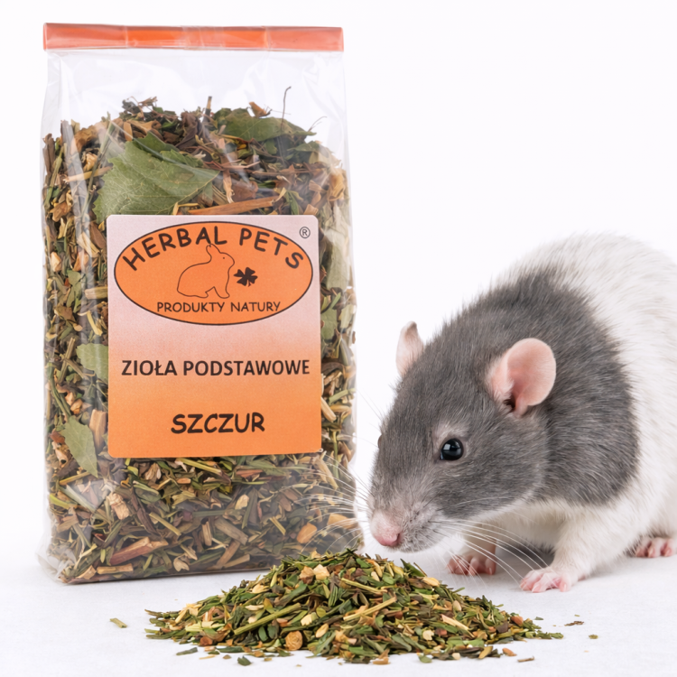 Zioła podstawowe dla szczura – naturalne wsparcie zdrowia i witalności od ParrotPlanet.pl