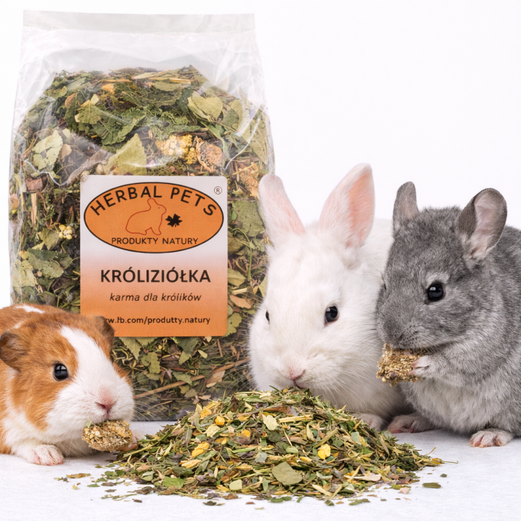 Króliziółka – Naturalne Wsparcie dla Zdrowia Twojego Królika 800g od ParrotPlanet.pl
