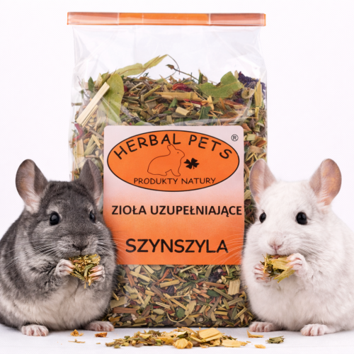 Zioła Uzupełniające dla Szynszyli – Naturalna Troska o Zdrowie Twojego Pupila 100g od ParrotPlanet.pl