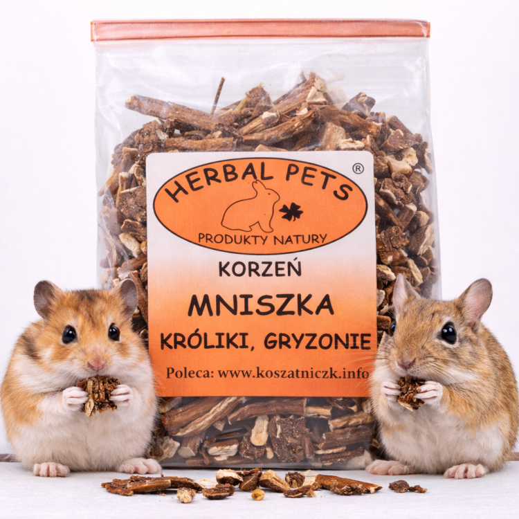 Korzeń Mniszka Lekarskiego dla Królików i Gryzoni – Naturalny Dodatek do Diety 100g  od ParrotPlanet.pl