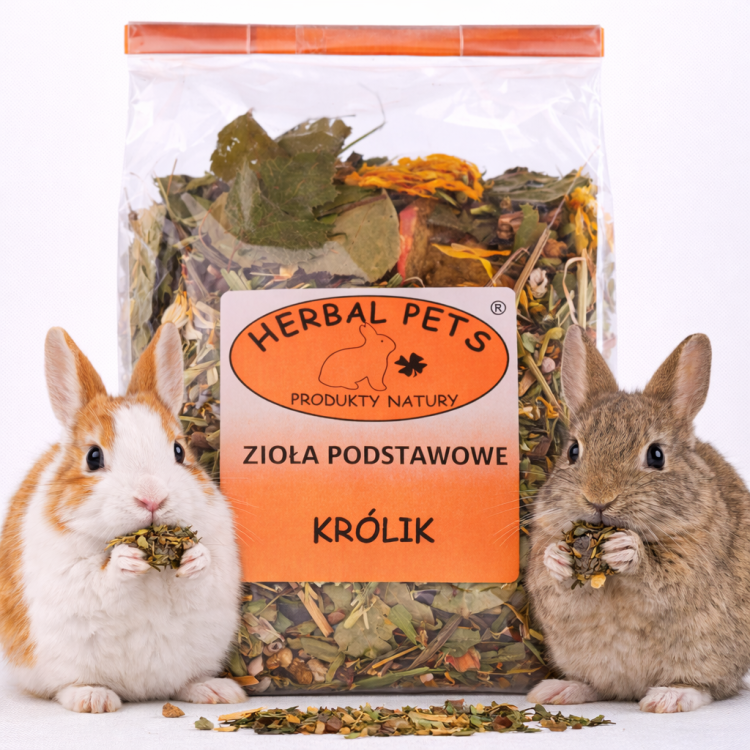Zioła podstawowe dla królika – naturalne wsparcie zdrowia i odporności od ParrotPlanet.pl