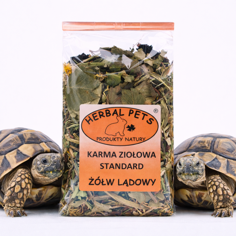 Karma Standard dla Żółwi Lądowych – Naturalne Wsparcie dla Zdrowia 80g  od ParrotPlanet.pl