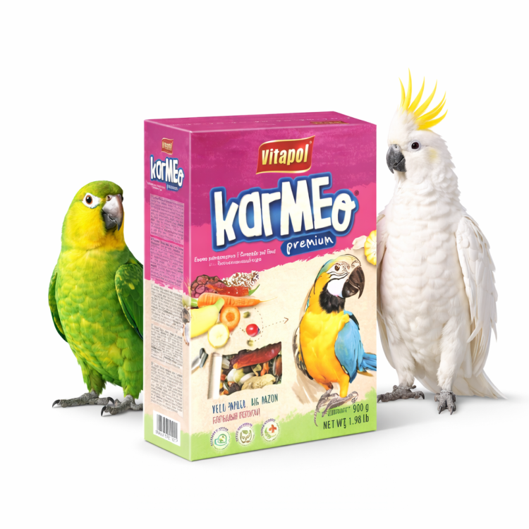 Vitapol Karmeo - Pełnowartościowy pokarm dla papug 900g od ParrotPlanet.pl
