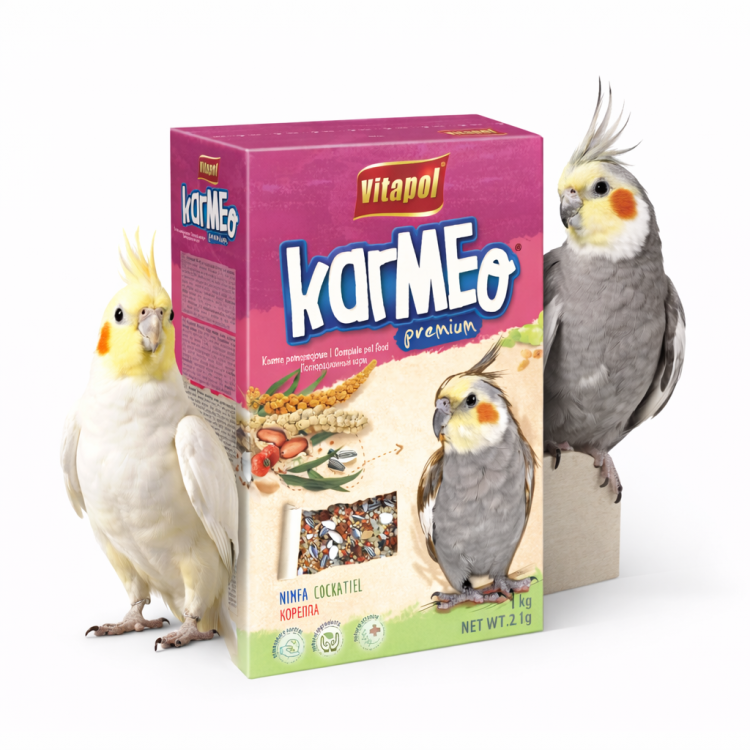 Vitapol Karmeo - Mieszanka ziaen - Pokarm dla nimf 500g od ParrotPlanet.pl