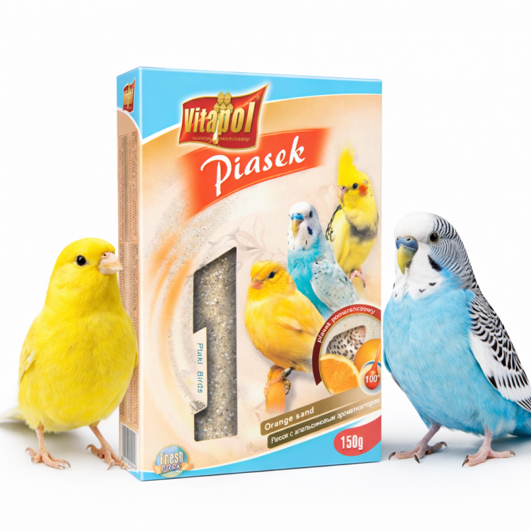 Vitapol Piasek dla ptaków - pomarańczowy 1,5kg od ParrotPlanet.pl
