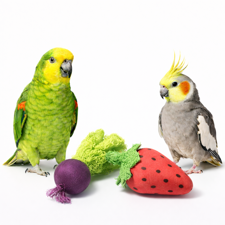 Warzywniaczek - zabawki do łapki dla dużych i średnich papug ok.10cm od ParrotPlanet.pl