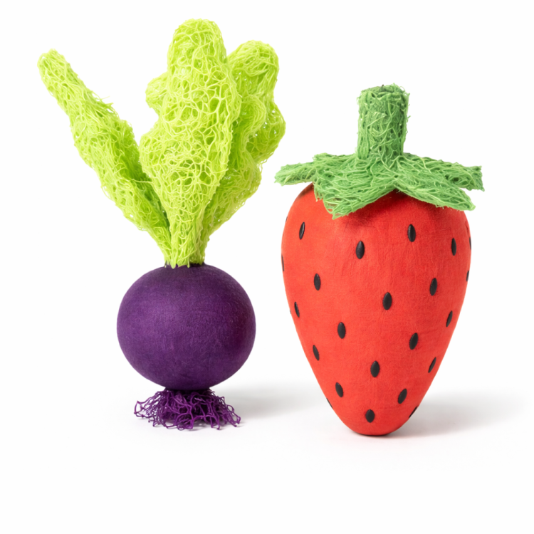 Warzywniaczek - zabawki do łapki dla dużych i średnich papug ok.10cm od ParrotPlanet.pl