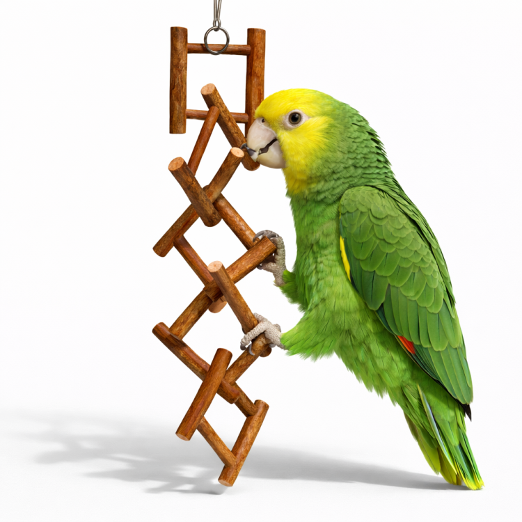 Szalona Drabina - zabawka dla wszystkich papug  od ParrotPlanet.pl