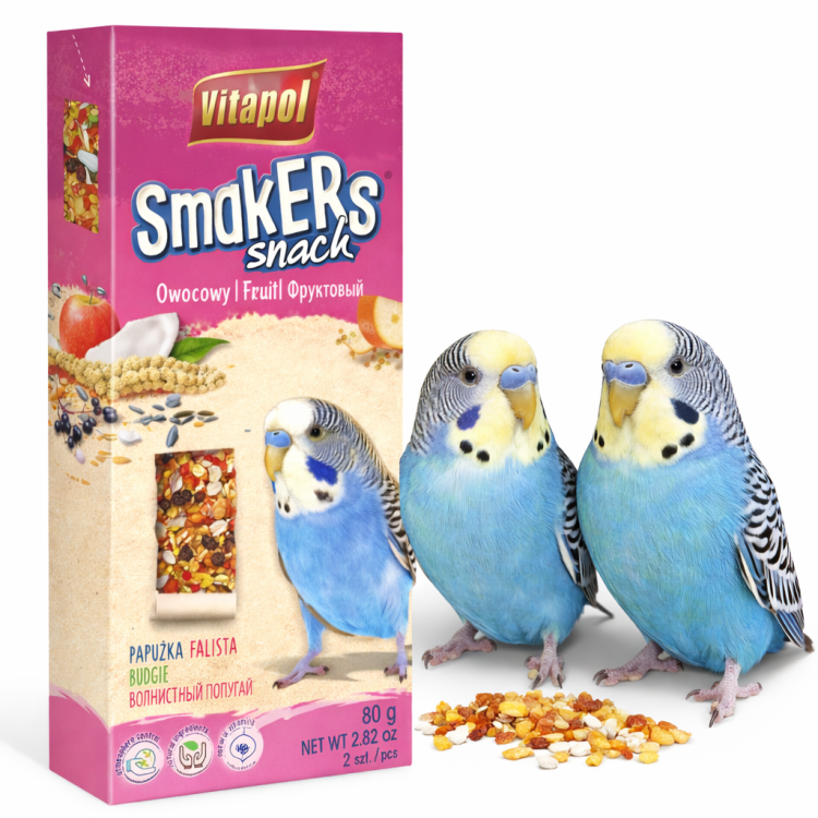 Vitapol - Smakers owocowy - Kolby dla papużki falistej 2szt 90g od ParrotPlanet.pl