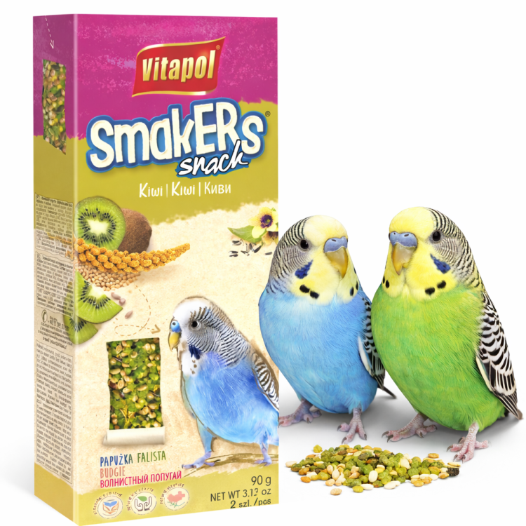 Vitapol - Smakers KIWI - Kolby dla papużki falistej 2szt 90g od ParrotPlanet.pl