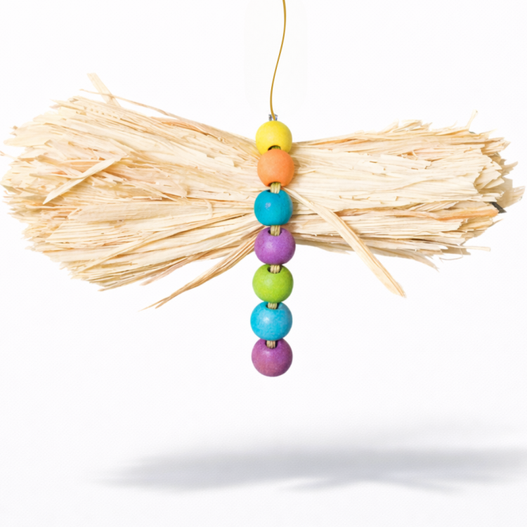 Zawijasek | Zabawka Naturalna z Liści Kukurydzy dla Papug od ParrotPlanet.pl