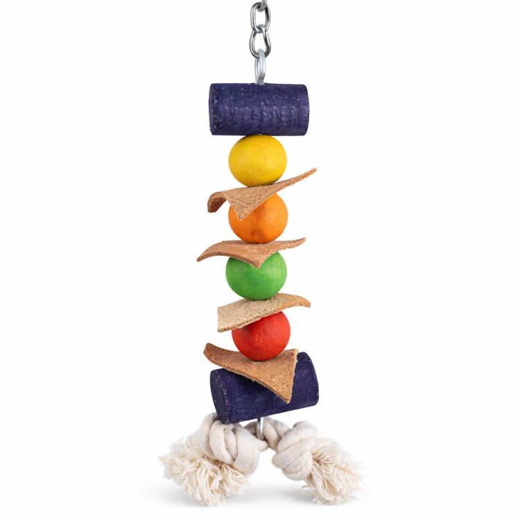 Kulunie - mini zabawka z drewna dla papug  od ParrotPlanet.pl