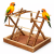 Parrot Gym - Drewniany Plac Zabaw dla papug 35x27x30 cm od ParrotPlanet.pl