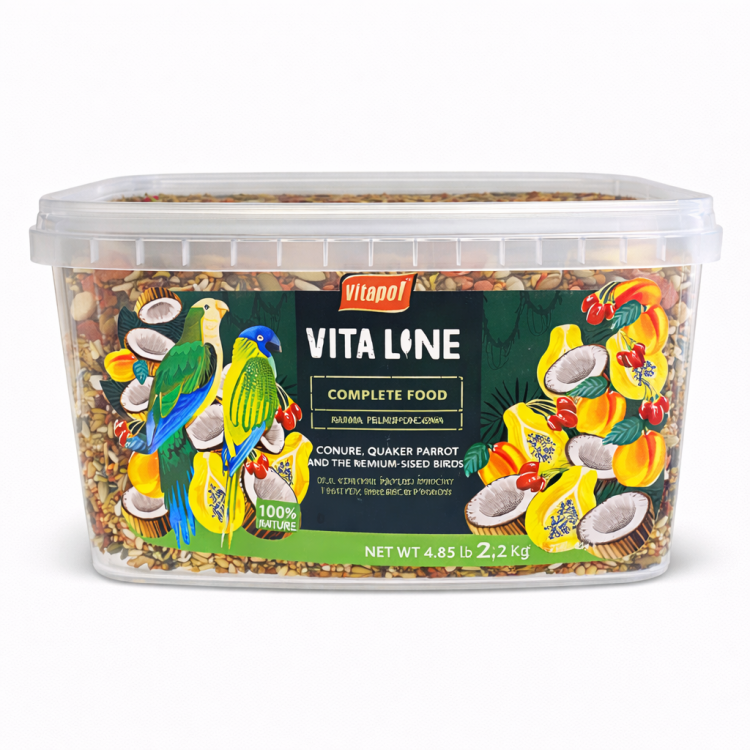 Vitapol Vitaline - pokarm dla konur, mnich i innych średnich papug 2,2 kg od ParrotPlanet.pl