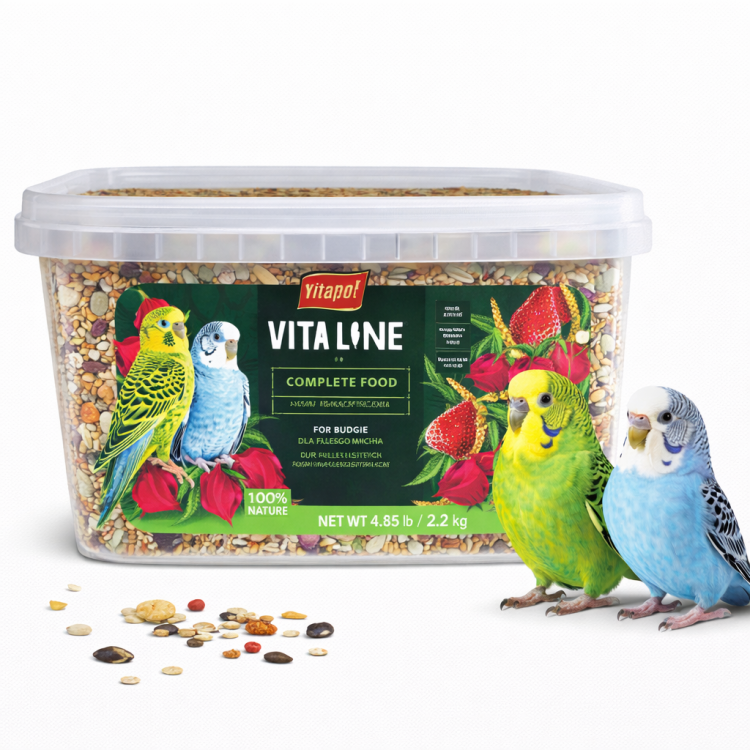 Vitapol Vitaline - pokarm dla papużek falistych i innych małych papug 2,2 kg  od ParrotPlanet.pl