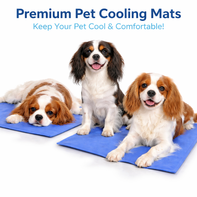 Magiczna Mata Chłodząca M 65 × 50 cm dla psa, kota, oraz innych zwierząt domowych