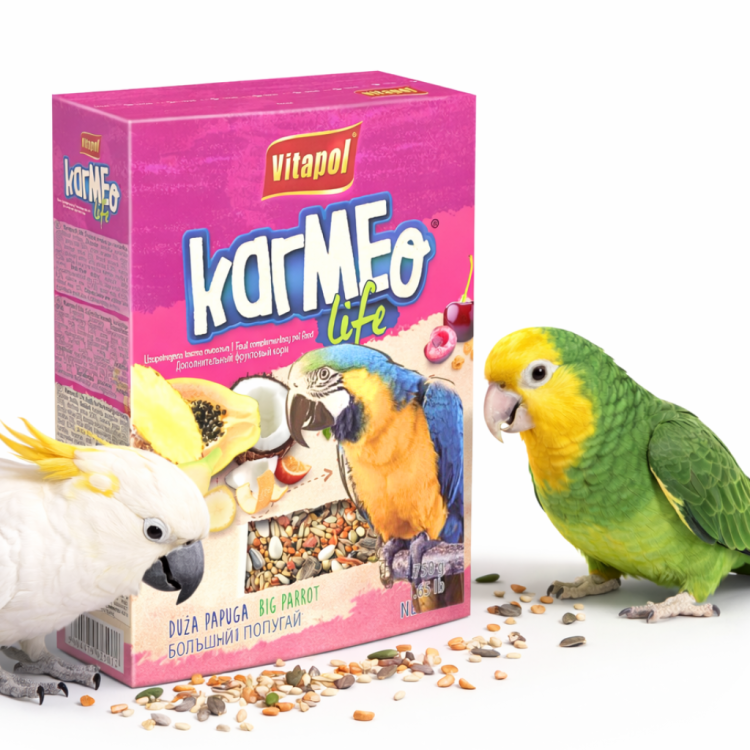 Vitapol Karmeo Life - Owocowy pokarm dla papug 750g od Parrotplanet.pl