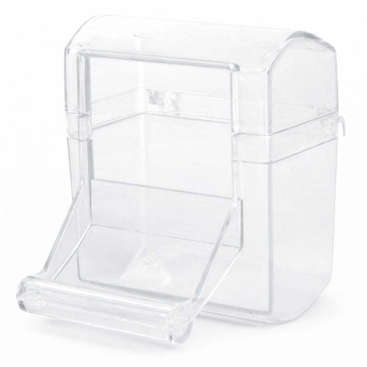 Karmnik "LESS MESS" - mniej bałaganu dla małych i średnich papug rozm. S od ParrotPlanet.pl