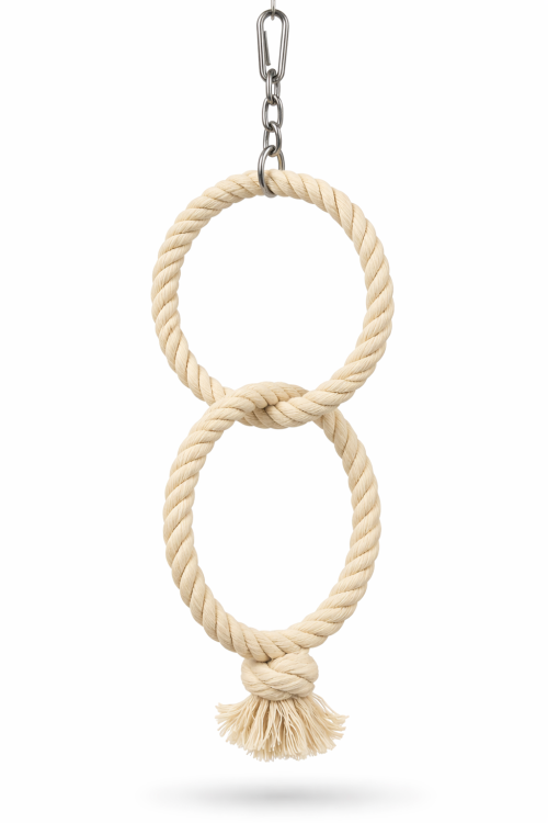 Huśtawkowa Obręcz - dla małych i średnich papug od ParrotPlanet.pl