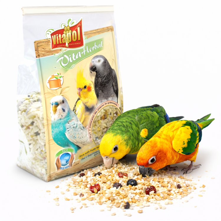 Vitapol- Ryż z owocami do gotowania - danie obiadowe dla papug  od ParrotPlanet.pl