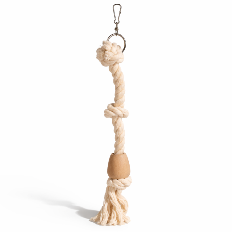 Sznurek do wspinaczki 60 cm - zabawka dla średnich i dużych ptaków od ParrotPlanet.pl