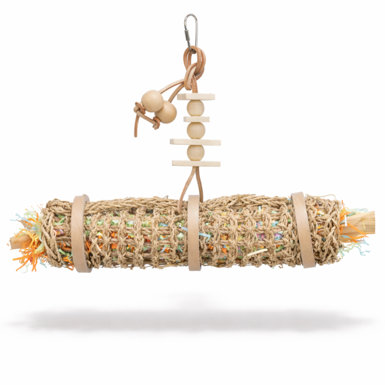 Kolba XXL z Trawy Morskiej - zabawka dla dużych papug 60cm długości 8 cm średnicy od ParrotPlanet.pl