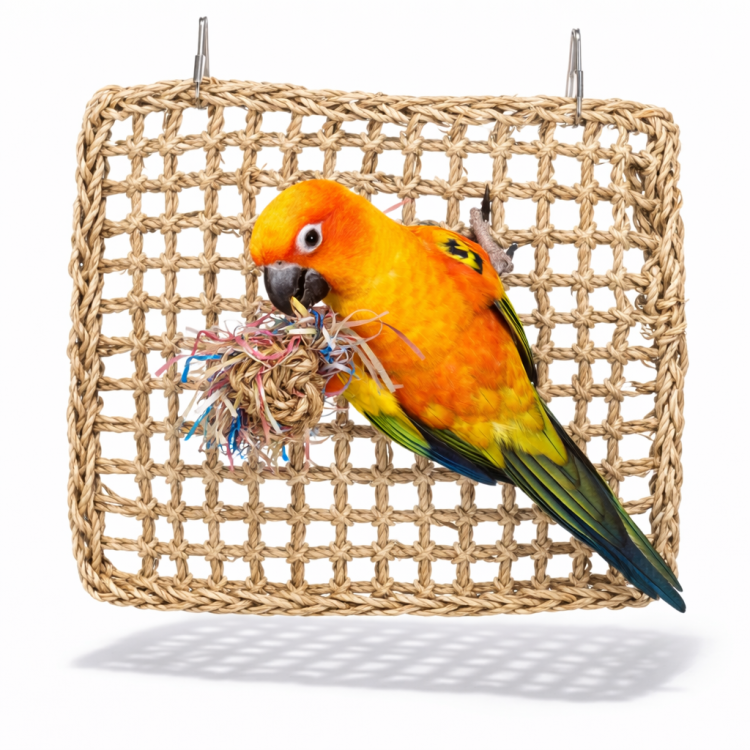 Wiklinowa mata do wspinaczki i dziobania dla wszystkich papug od ParrotPlanet.pl