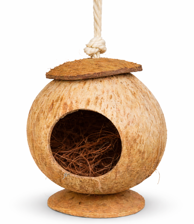 Domek na sznurku - zabawka dla dużych i małych papug od ParrotPlanet.pl