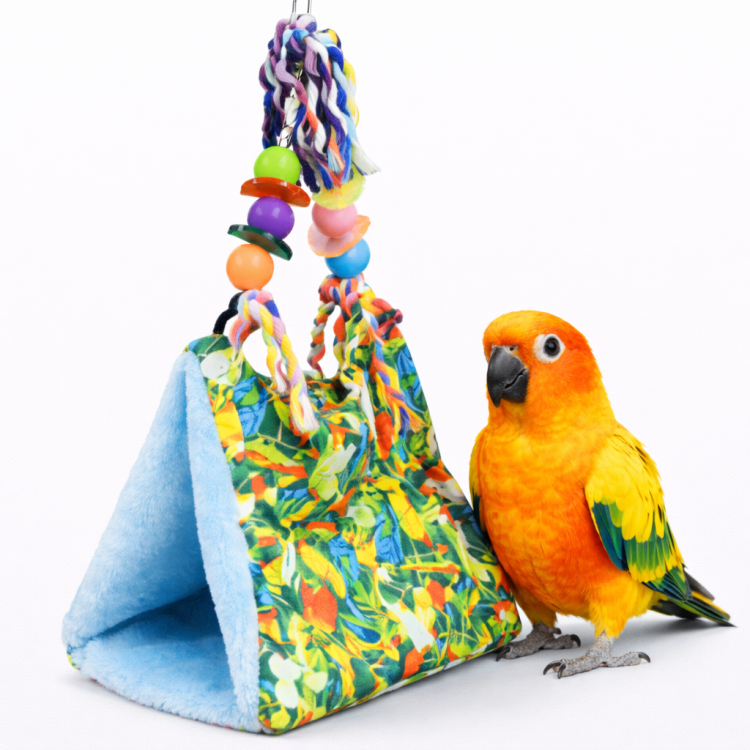 Papuzia Jaskinia - Bezpieczny Namiot dla małych i średnich papug  od ParrotPlanet.pl